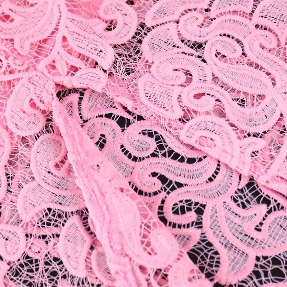 Pink Beautiful sexy lace dress - Picture 6 of 6